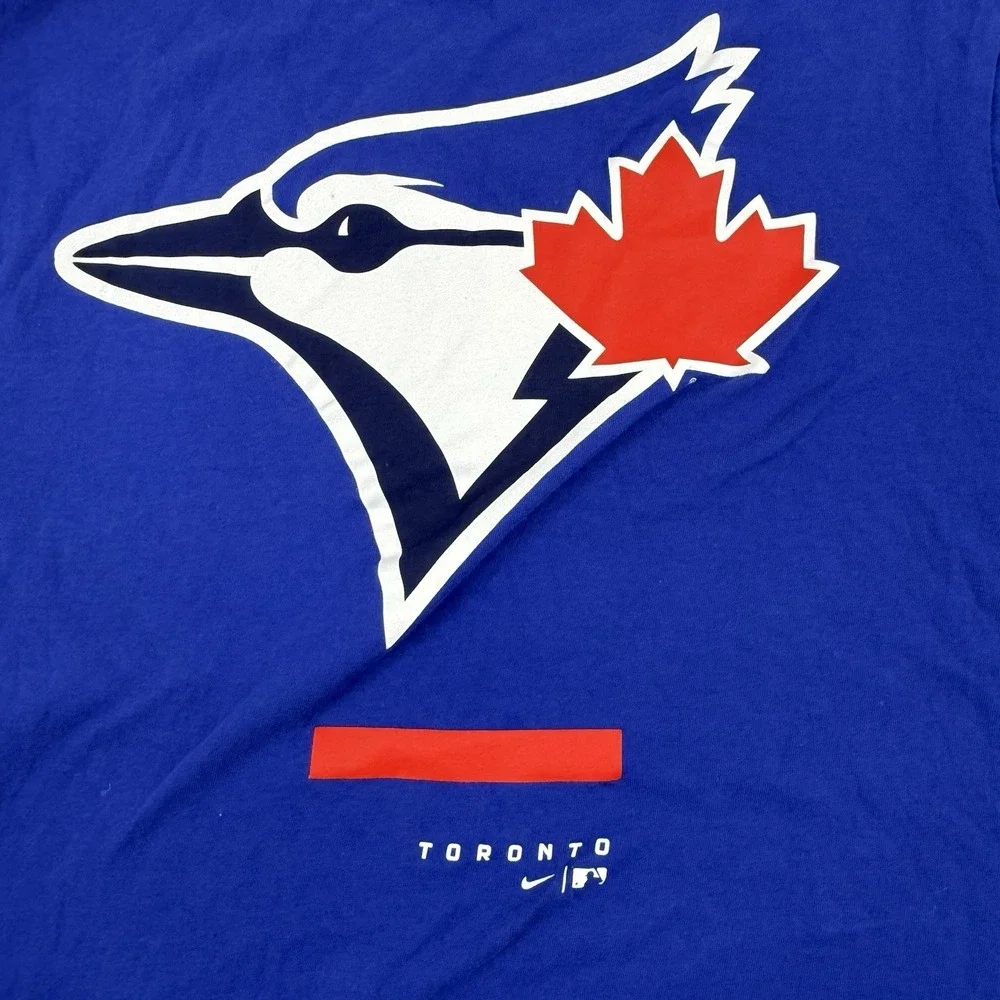 Toronto Blue Jays Nike Over the Shoulder T-Shirt Royal Blue Mens Large MLB